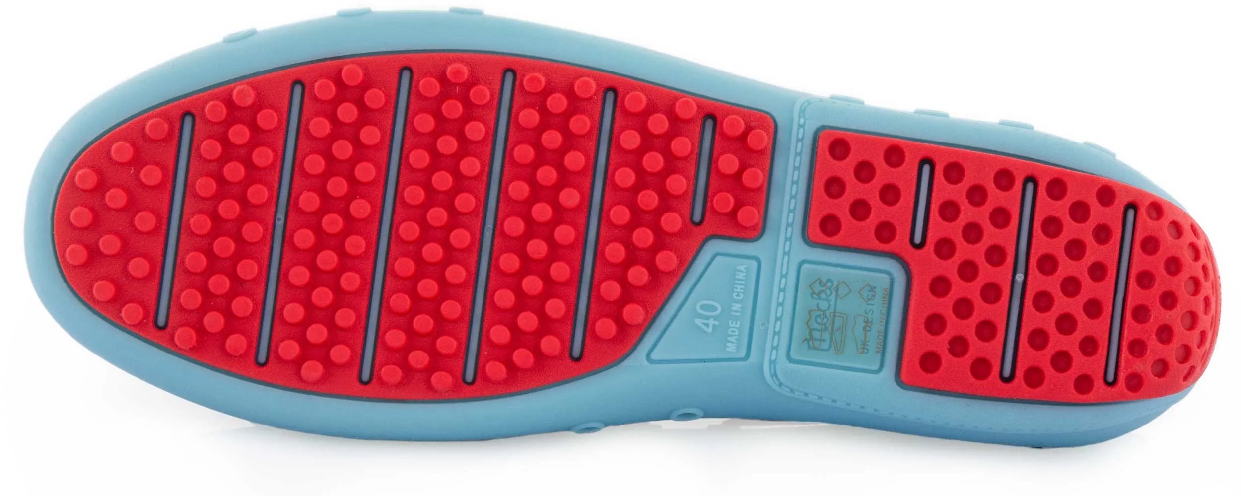 Scarpe estive unisex finte blu