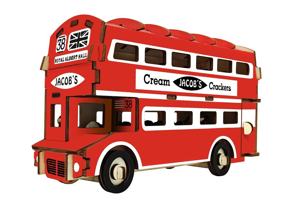 Woodcraft 3d Puzzle Doubledecker