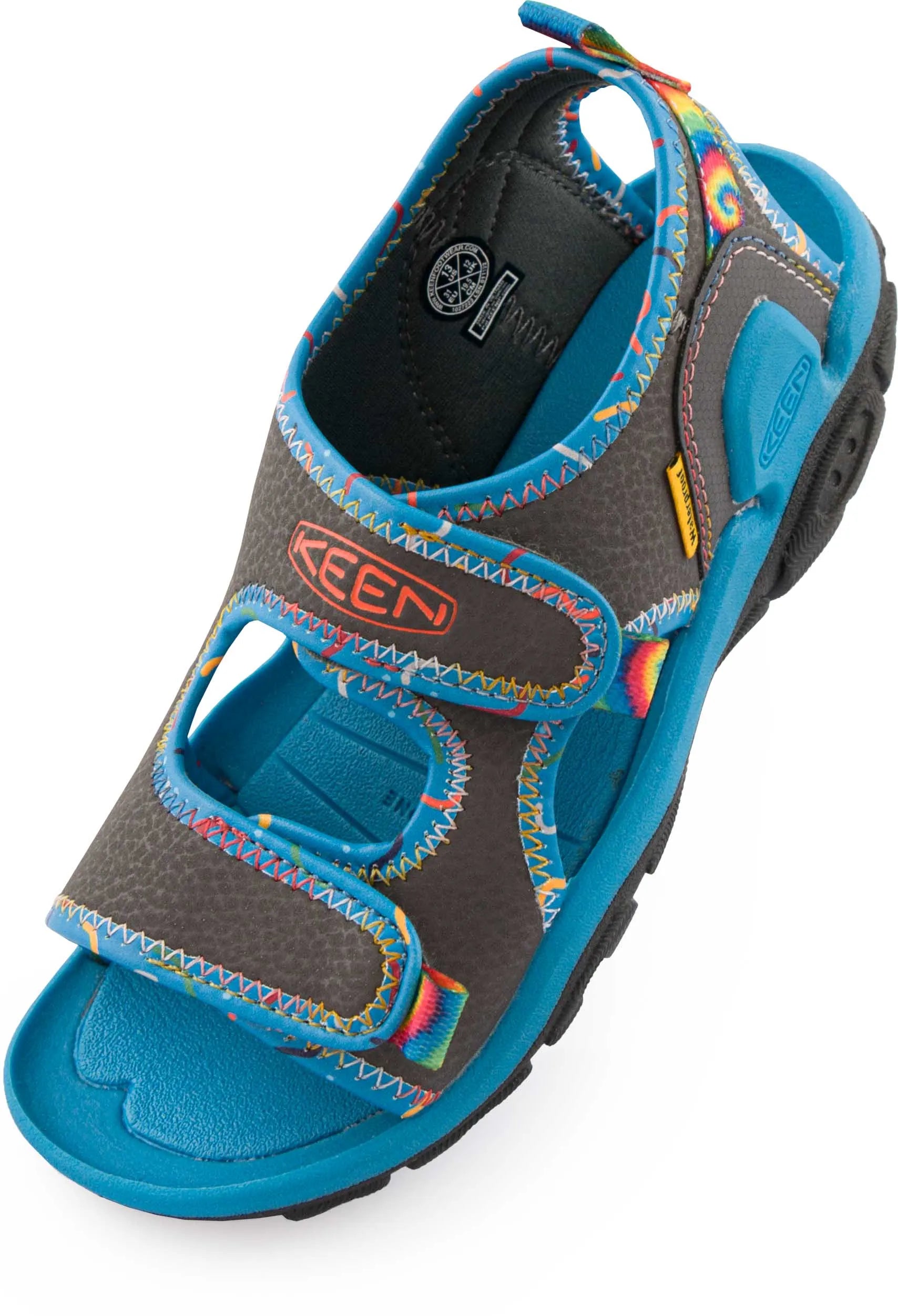 Keen Jr Knotch Creek Ot Magnet-tie Dye Kids Sandals Blue