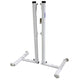 Set mit 2 Deluxe-Aluminium-Badmintonpfosten, 90-mm-Rohr