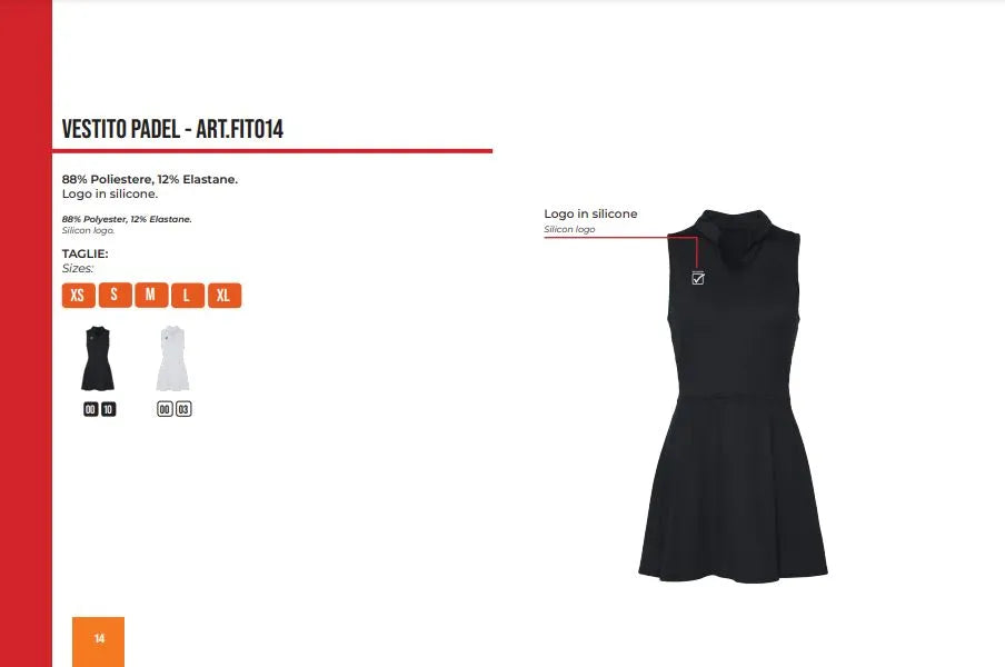 Women's sports dress givova pade white - L