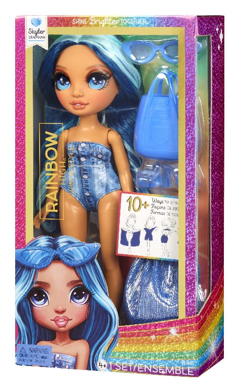 Rainbow High Fashion Doll - Skyler (blå)