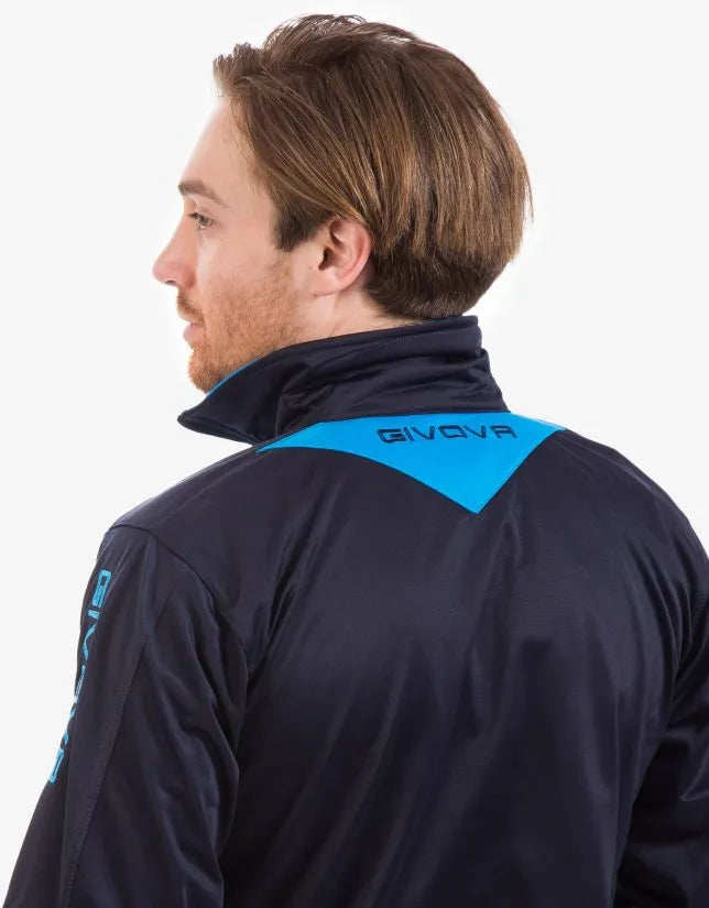 Zestaw sportowy givova visa triacetato niebieski/turkusowy s