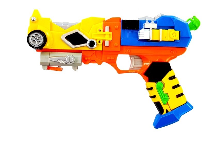 Foam Dart Gun Robot 2 I 1 Maske 6 Dart