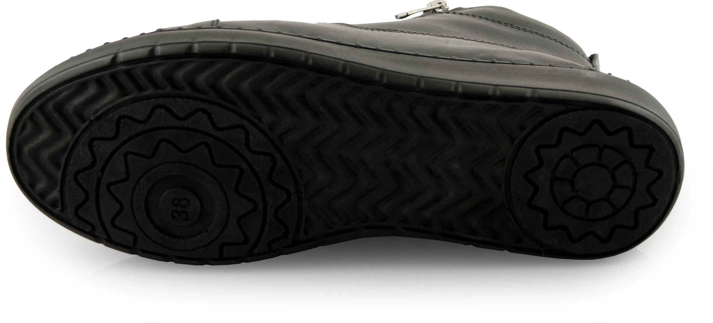 Dame lædersko nell 7026 sort 39