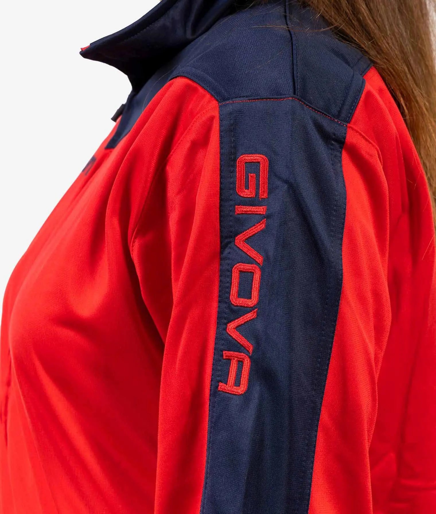 Sportovní souprava givova roma červeno-modrá červená xl