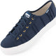 Scarpe da Donna Keds Wms Triple Kick Eyelash Canvas Indigo Blu