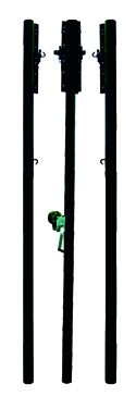 Set Of 3 Fixed Volleyball Posts For Double Court