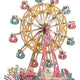 Woodcraft 3d Puzzle Noria Pastel