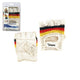 Par De Guantes De Gimnasia De Mimbre Blanco/Rojo/Negro
