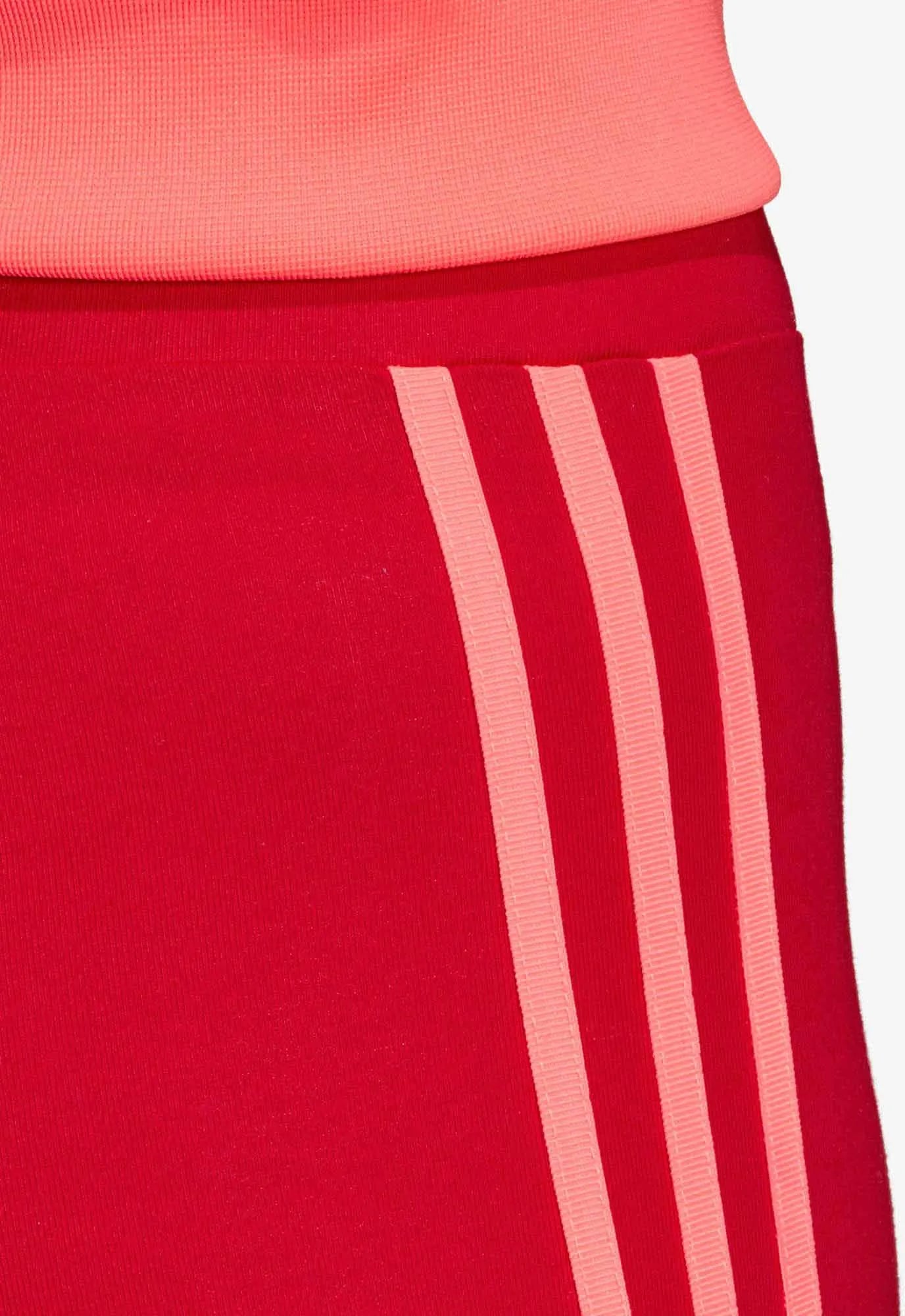 Women's Leggings Adidas 3-stripes Tight Red