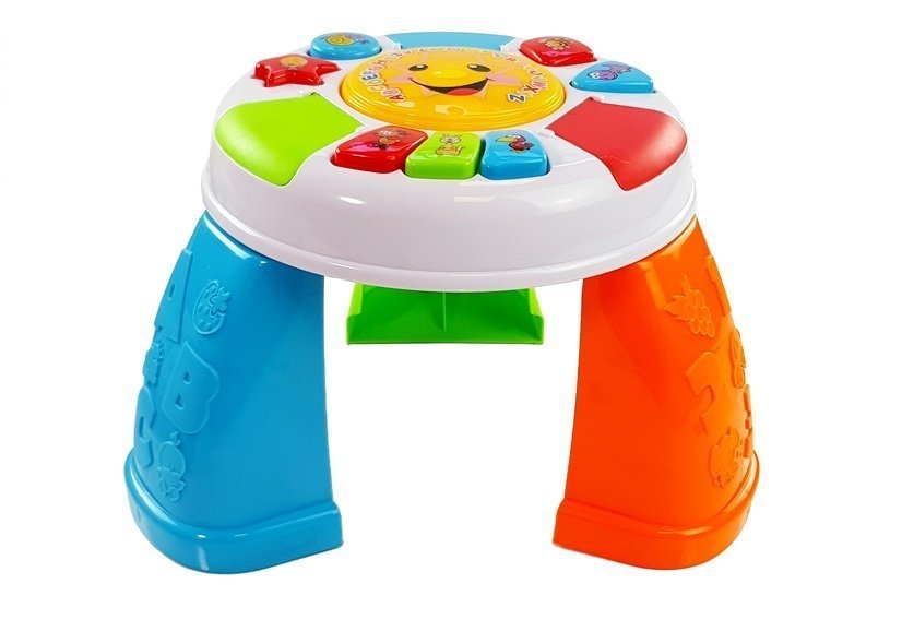 Mesa Educacional Para Bebê Colorida Com Sons