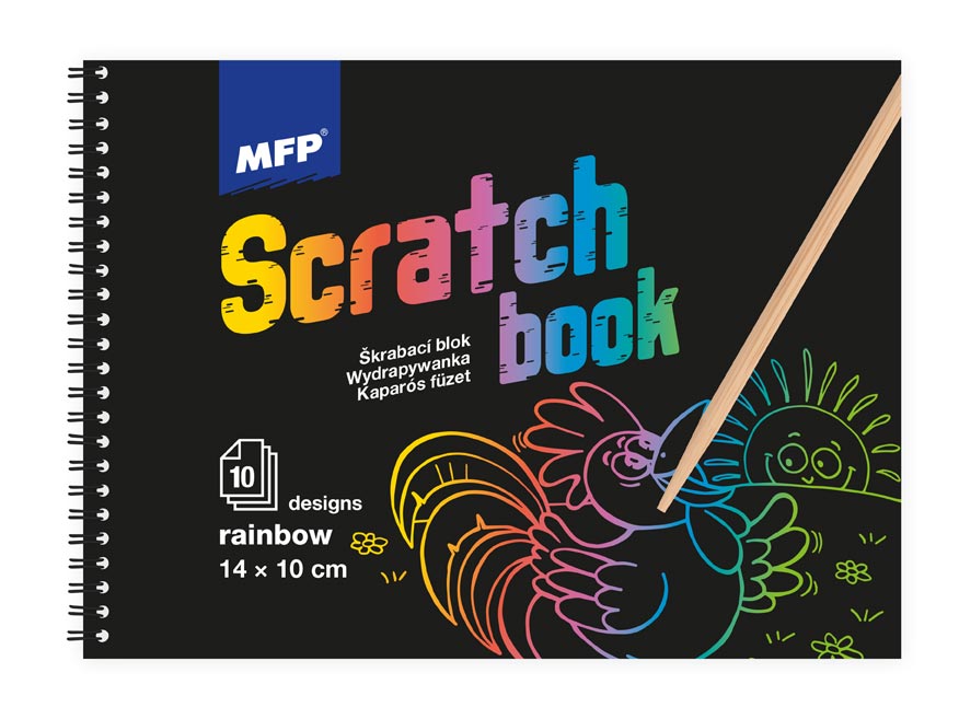 Scratch Image Block 14x10cm 10l Mix