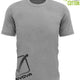 Памучна тениска Givova Reflective Light Grey