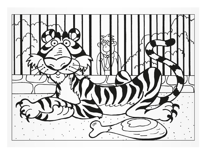 MFP Omaľovánky Návšteva Zoo