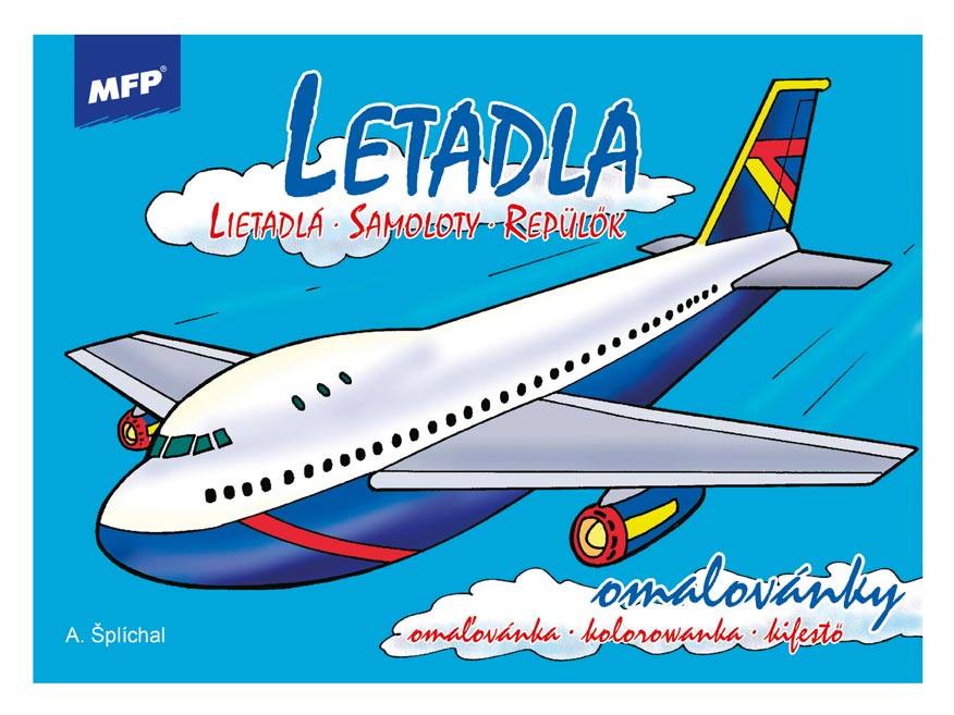 Omaľovánky Mfp lietadla