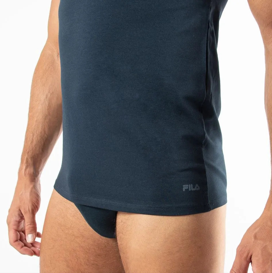 Pánske tričko fila regular fit tmavomodrá l