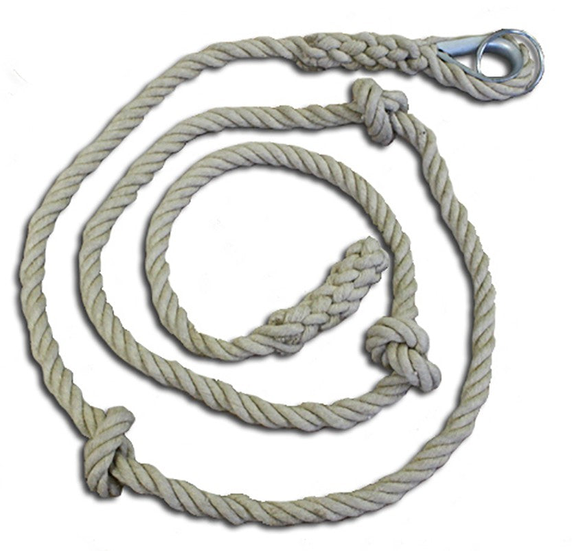 Coarda de alpinism cu noduri de 4 m (doar pentru utilizare în interior)