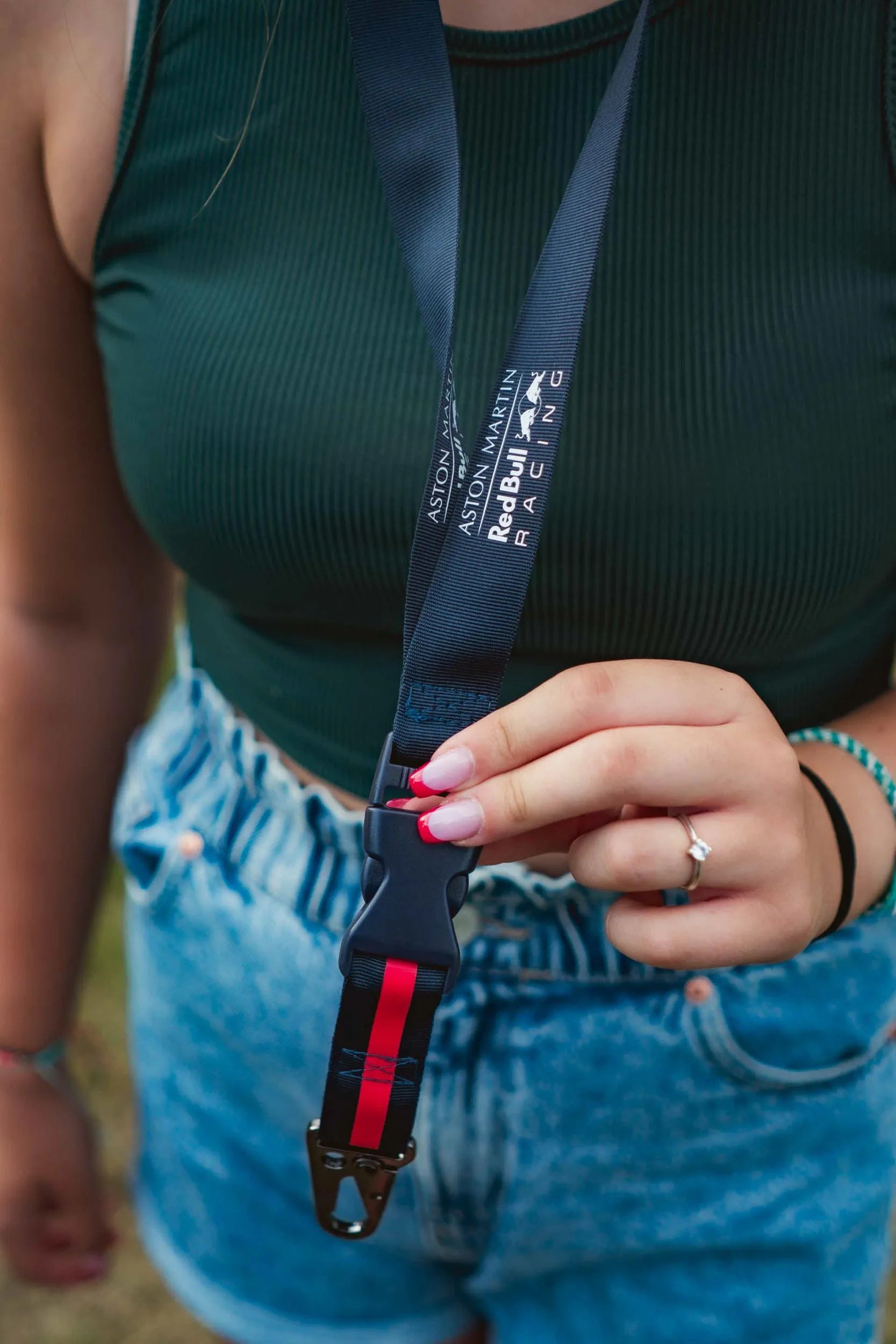 Red Bull Amrbr Fw lanyard nøglering marineblå