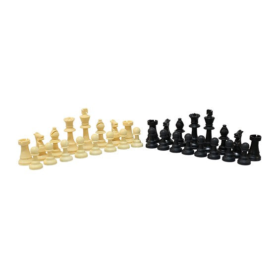 Píosaí Cluichí Ficheall Pvc 9 Cm( Bán+dubh)