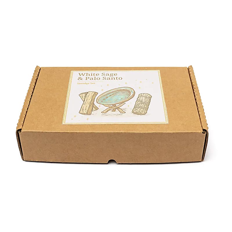 Smudge Set White Sage & Palo Santo - 19,5×12,5×4 Cm