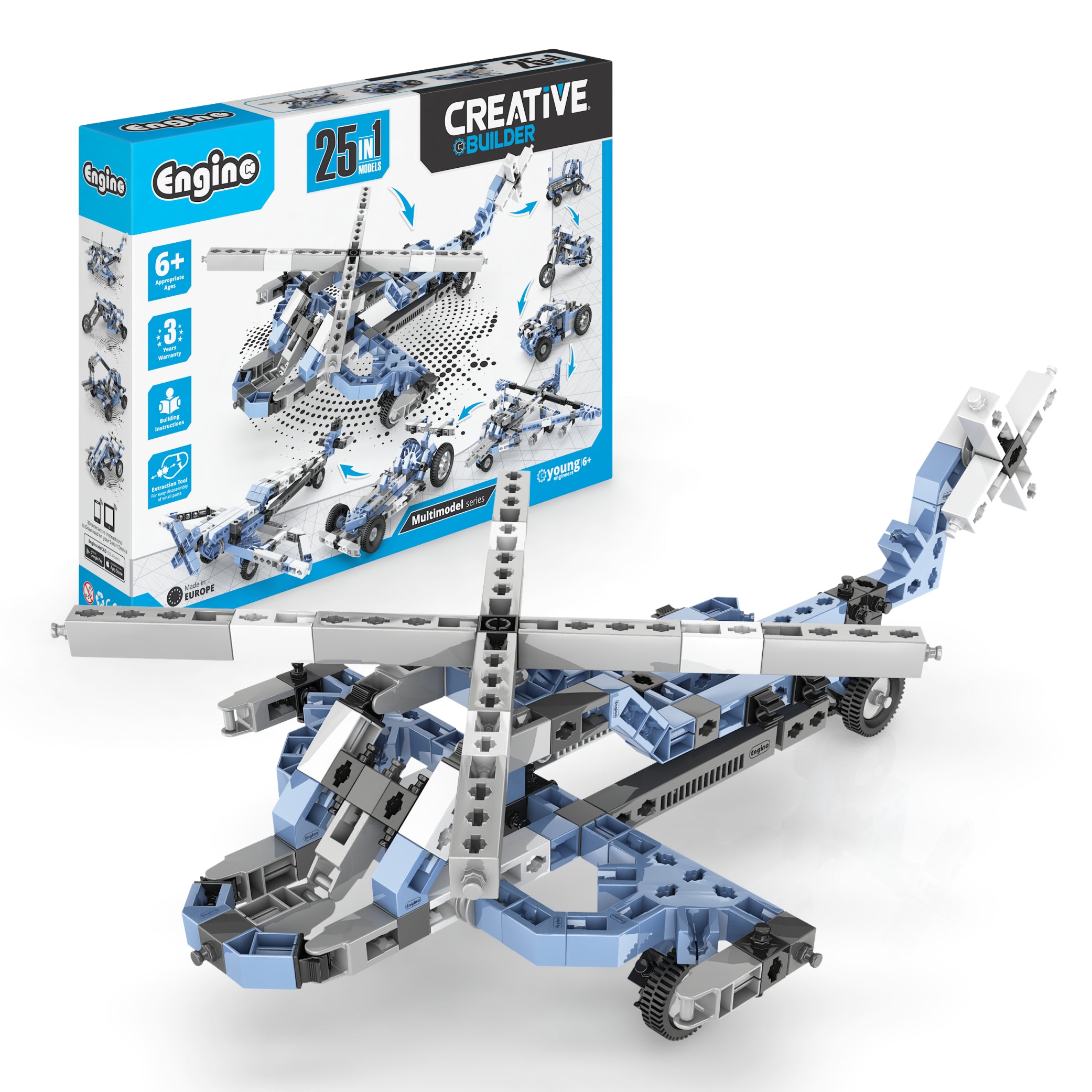 Engino Baukasten Creative Builder Multimodel Set 25 in 1