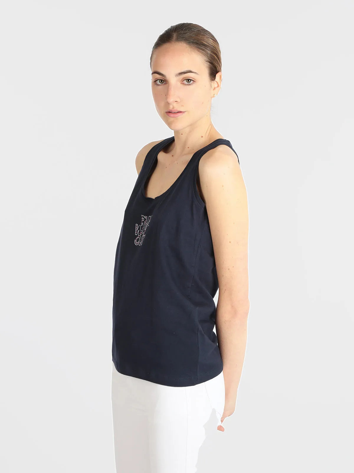 Női tank top Athl. Dpt Chloe sötétkék