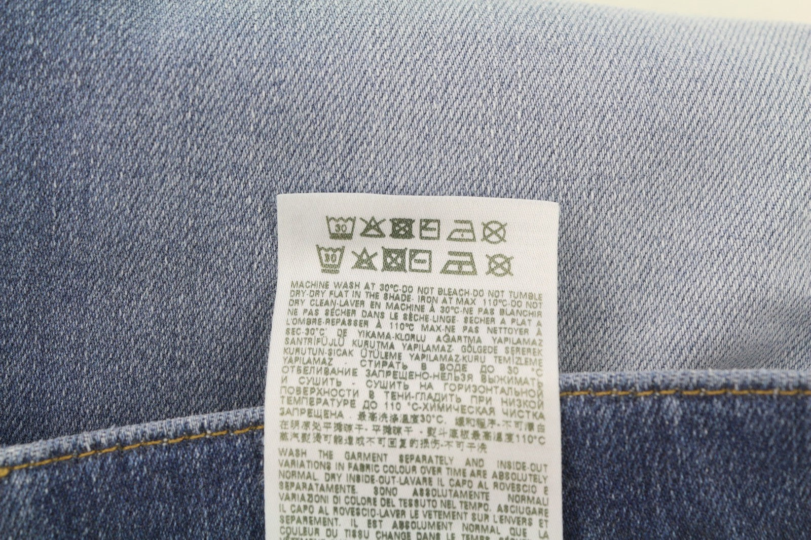 Diesel D-mihtry 009nf Jeans da uomo blu dritto elasticizzato con bottoni