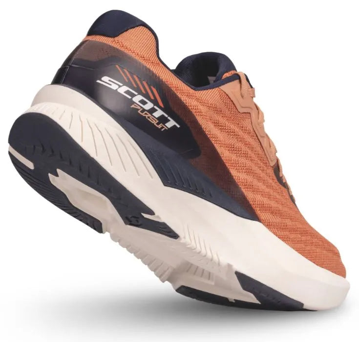 Calçados femininos Scott Pursuit Running Rose Bege-Azul Escuro Bege