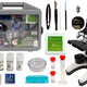 Children's Microscope In A Carrying Case Educational Scientist 28 Elements 300x 600x 1200x