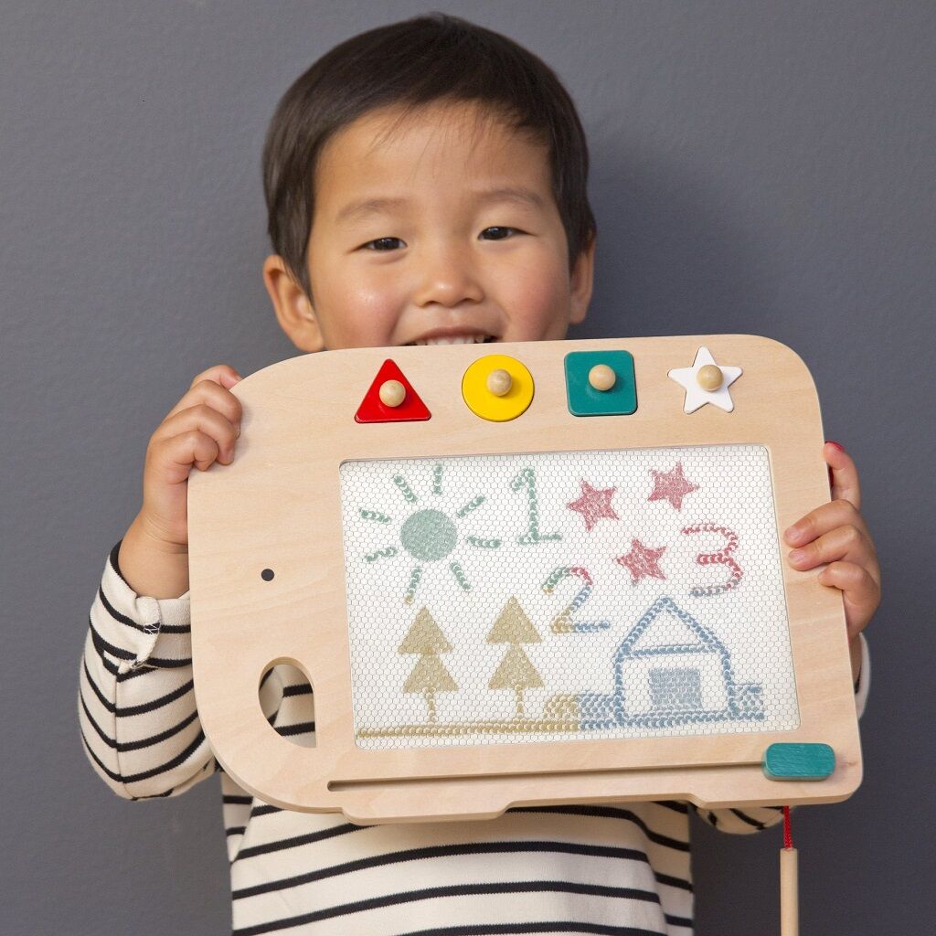Petit Collage Wooden Magnet Table