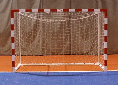 Zestaw metalowych bramek do futsalu/piłki ręcznej Ruchome elementy 80x80 mm z podstawą 80x40 mm wielokolorowe