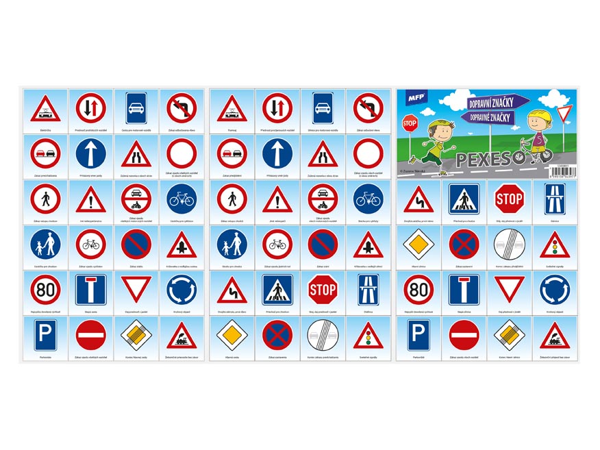 Pexeso Mfp 3xa4 Traffic Signs