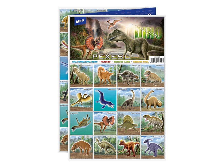 Pexeso Mfp 3xa4 Dino