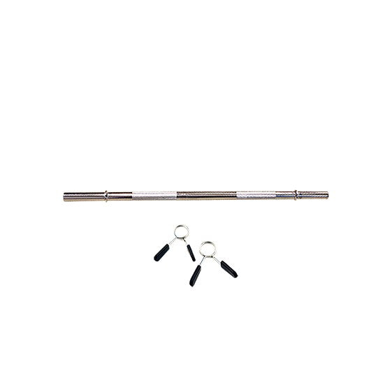 150 Cm Weightlifting Bar With Spring Collars