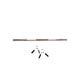 150 Cm Weightlifting Bar With Spring Collars
