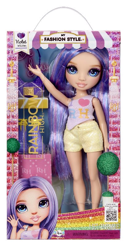 Rainbow High My Fashion Style Panenka – Violett