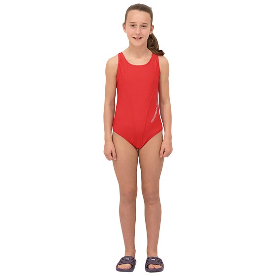 Costume da bagno Squba Training Series per ragazza Verde Oscuro 4 anni