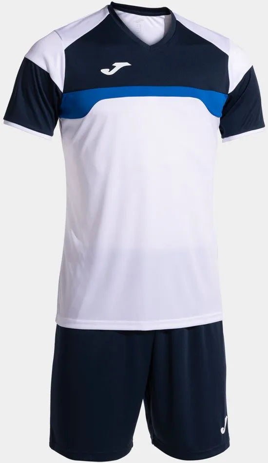 Conjunto esportivo joma danubio iii branco-marinho branco xl