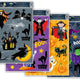 Okenný film Halloween Glitter Ha001