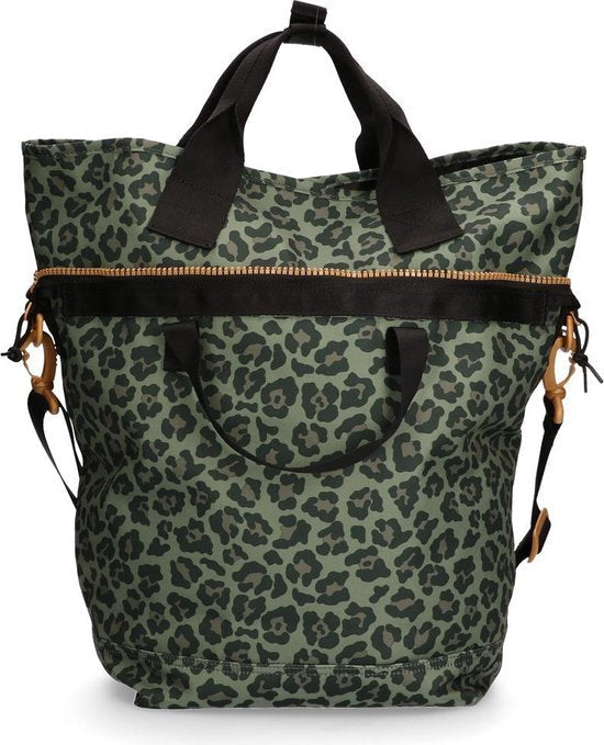 Borsa tote Converse Oliva Leopardata