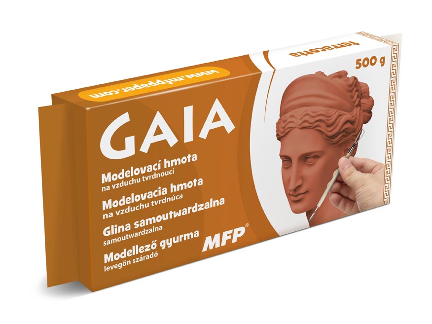 Modelovacia hmota Gaia 500g Terakota