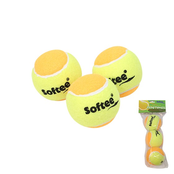 Bag 3 Balls Softee De Minitenis