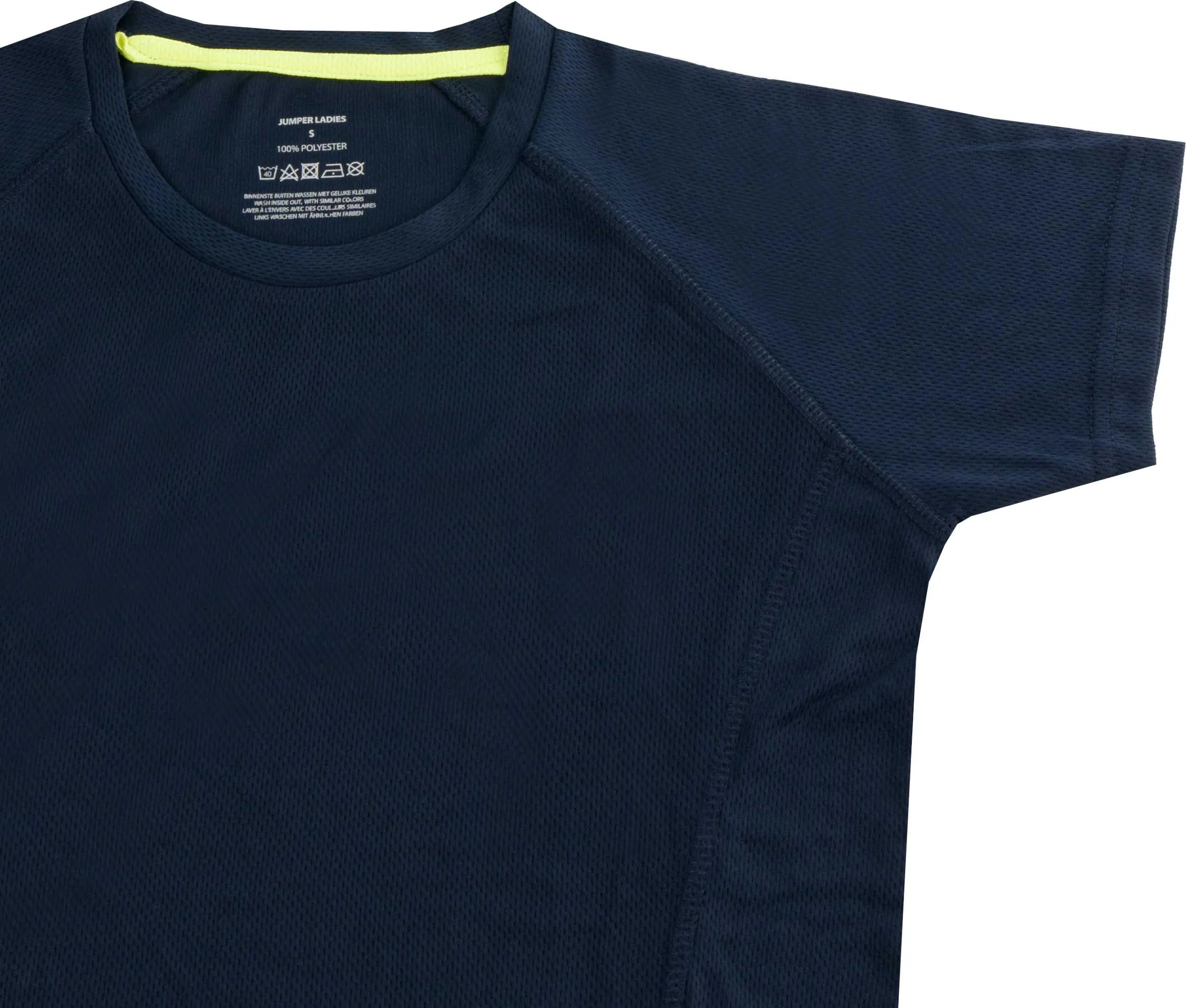 T-shirt sportiva maglione da donna blu navy