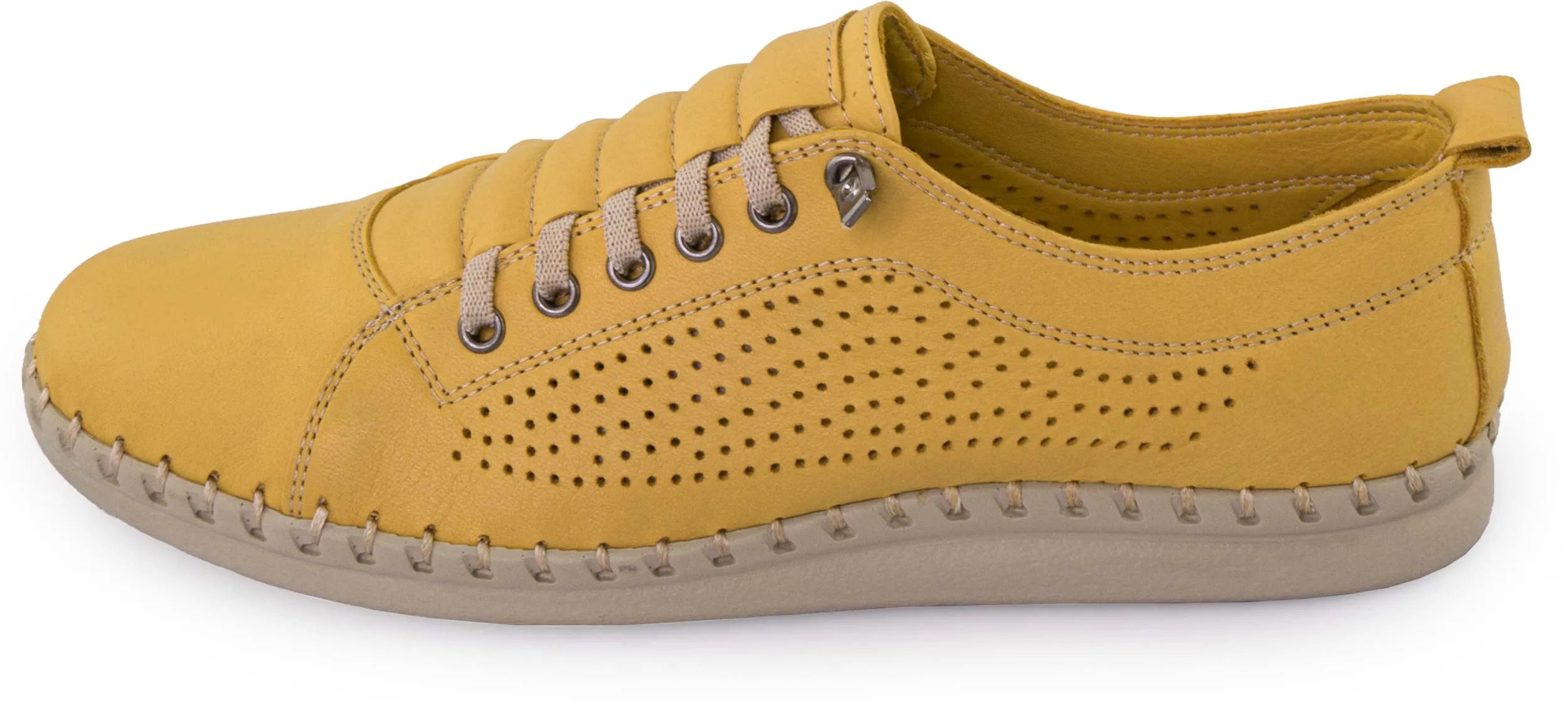 Zapatos Mujer Piel Nell Perform Amarillo