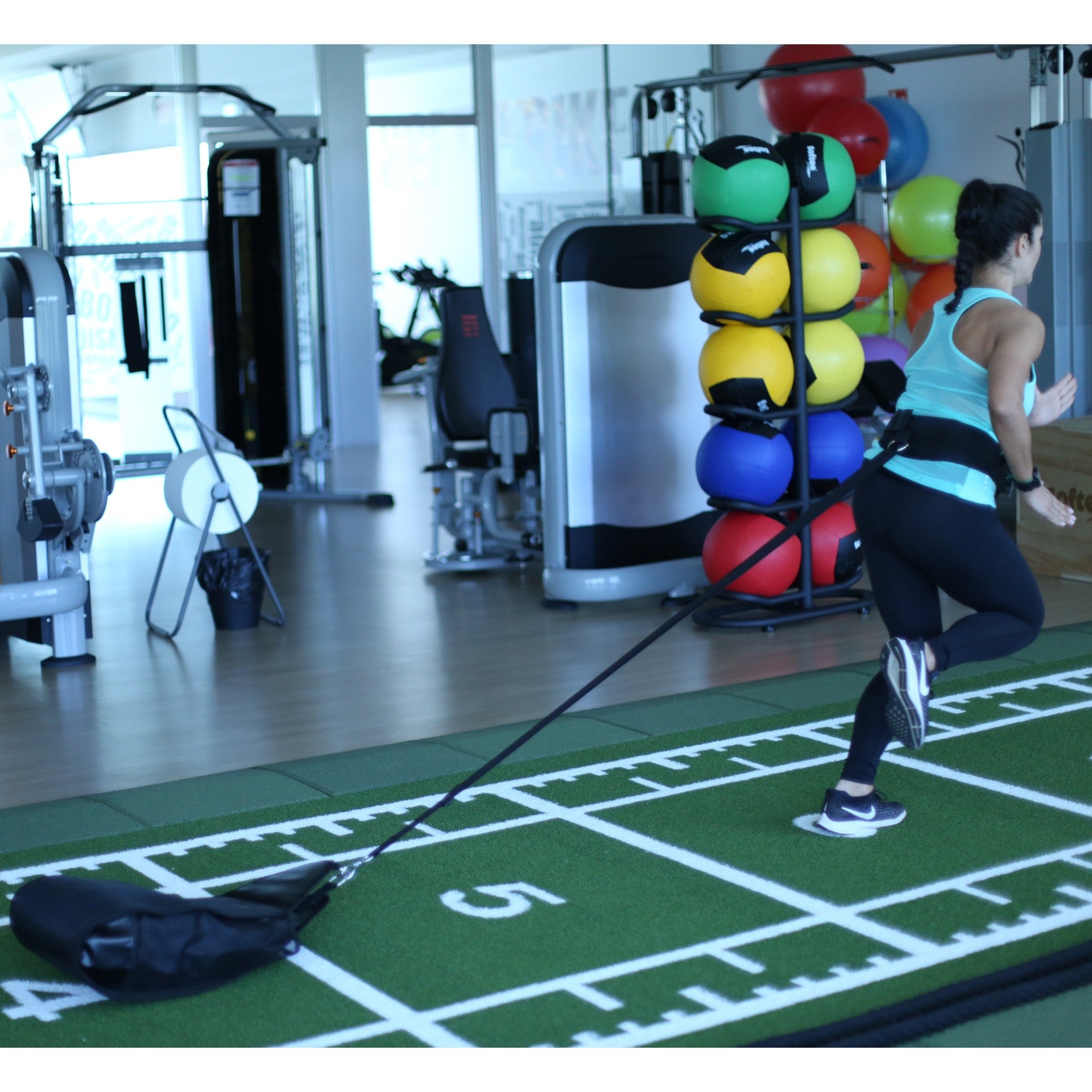 Bolsa Entrenamiento Con Carga Softee Negro