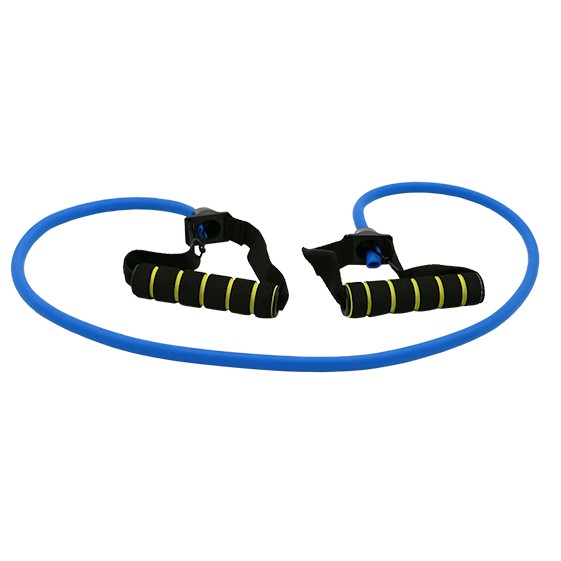 Tubo de Fitness de Resistência Alças Flex New Densitylight Azul