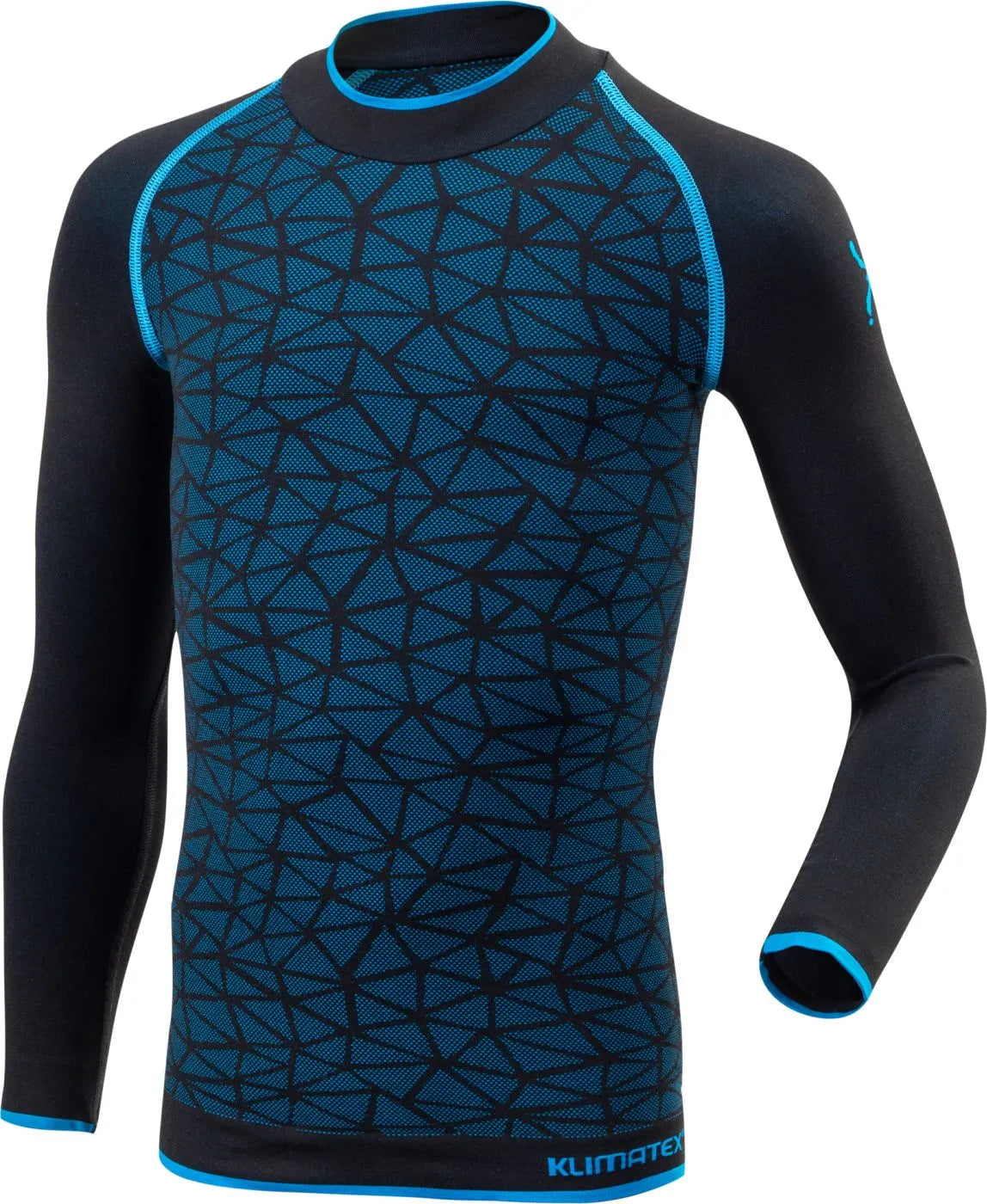 Camiseta térmica infantil klimatex pafos azul 128-134