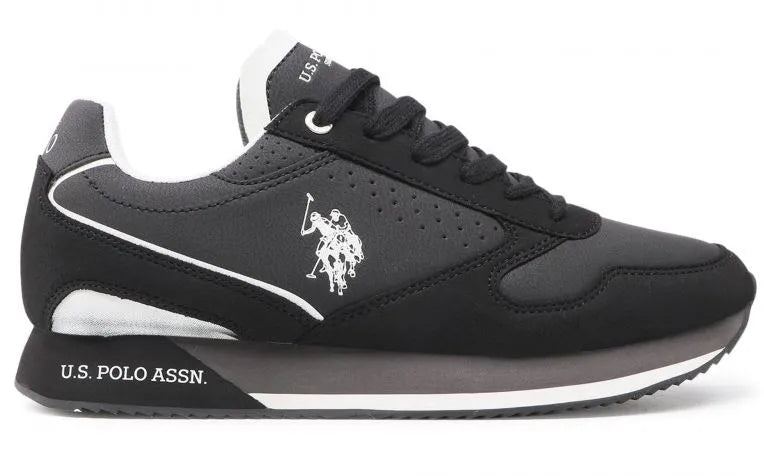 Férfi cipők U.s. Polo Assn. Fekete tornacipő