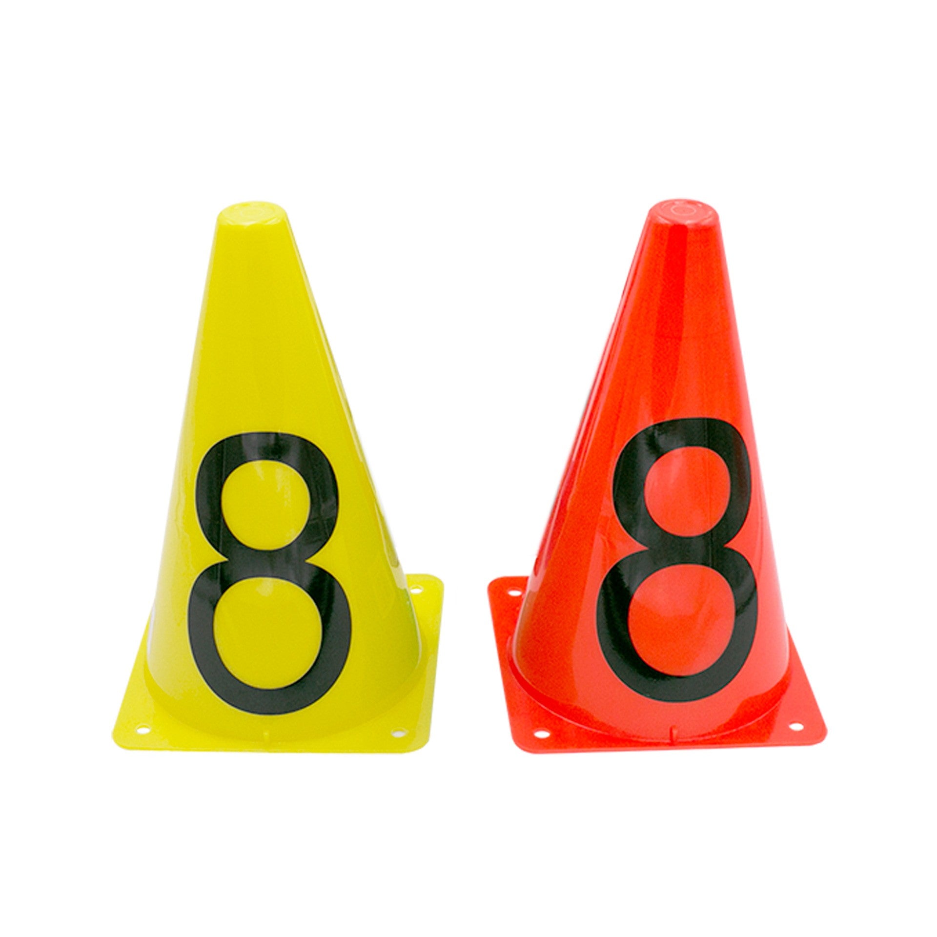 Marcador Cone Nº 8 Laranja Fluor